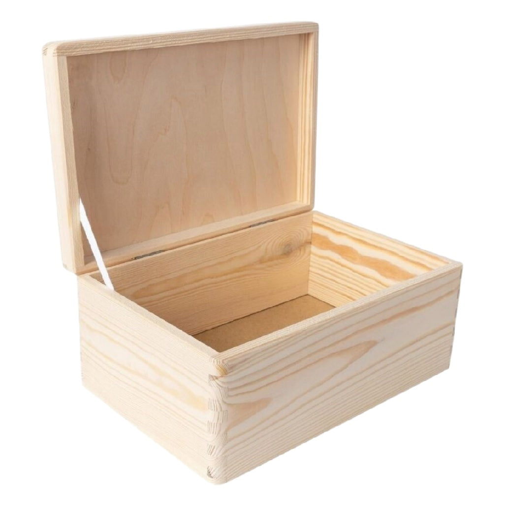 Boîte de rangement en bois pour espace de stockage - 30 x 20 x 10